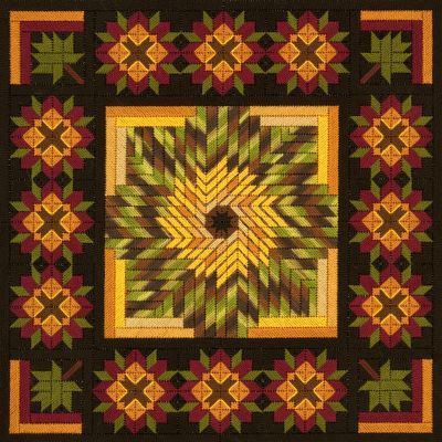 Log Cabin Sunflower