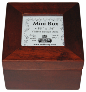 Mahogany Mini Box