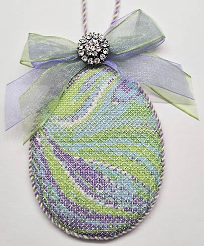 Marbled Easter Egg