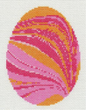 Marbled Egg - Orange Strawberry Sherbet