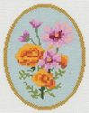 Marigold and Cosmos Oval