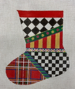 McKensie Childs Inspired Mini Sock