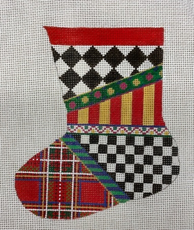 McKensie Childs Inspired Mini Sock
