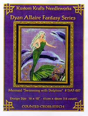 Mermaid "Swmming With Dolphins"