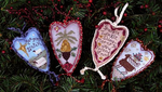 Merry Hearts Ornaments I