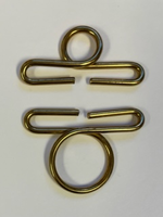 Mini Brass Bell Pull 4cm