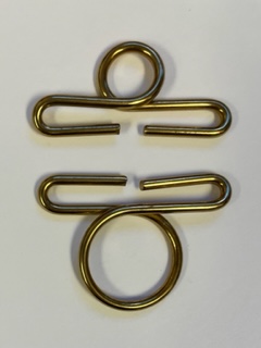 Mini Brass Bell Pull 4cm