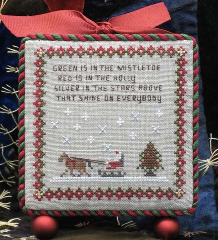 Mistletoe Sleigh Ride Ornament