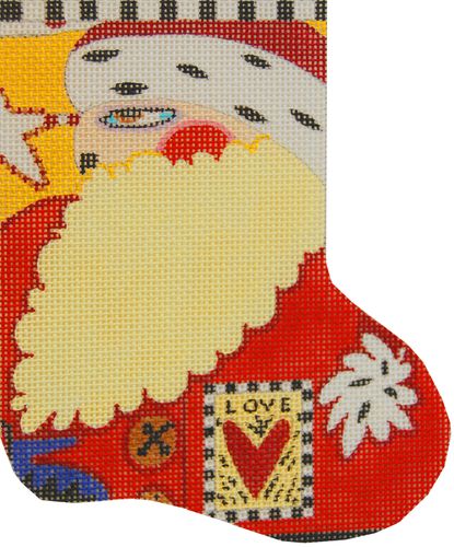 Mod Santa Mini Sock