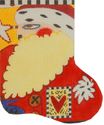 Mod Santa Mini Sock