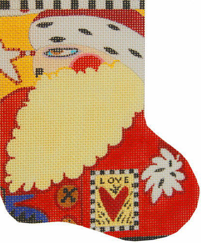 Mod Santa Mini Sock