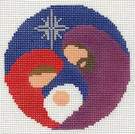 Modern Nativity Round