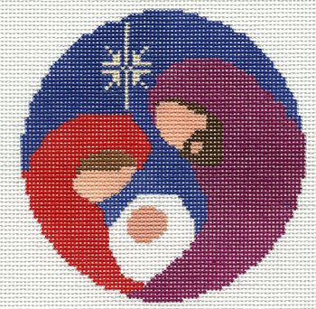 Modern Nativity Round