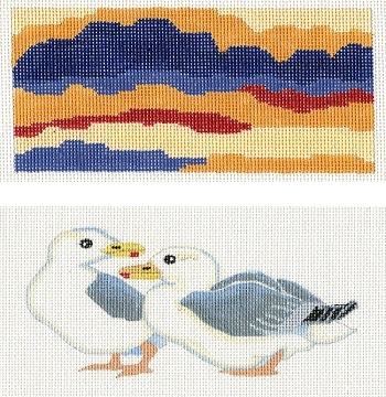 Mom and Me - Sunrise Seagull