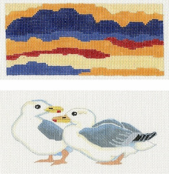 Mom and Me - Sunrise Seagull