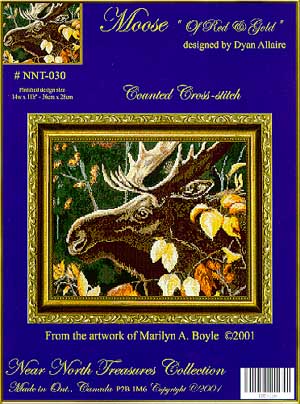 Moose "Of Red & Gold"