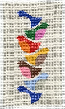 Multi Birds on Beige