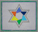 Multi-colored Star Tallis Bag