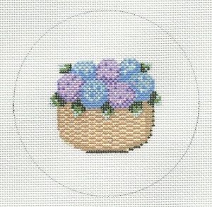 Nantucket Basket w/ Hydrangea