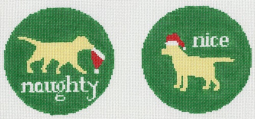 Naughty / Nice Yellow Labs