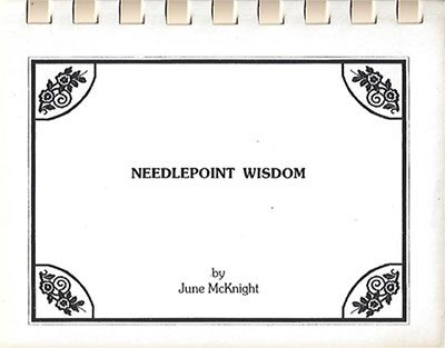 Needlepoint Wisdom