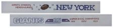 New York Giants Belt