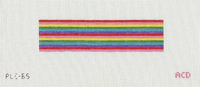 Northalsted Rainbow Striped Key Fob