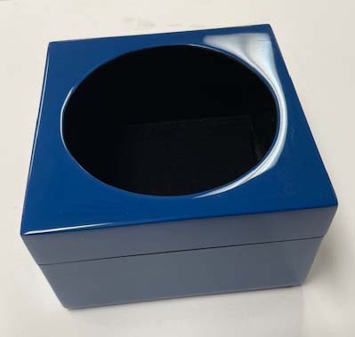 Old Style Blue Box 4" Round Opening