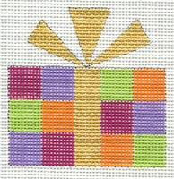 Orange Gift Wrapped Package