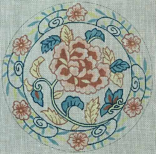 Oriental Floral Plate