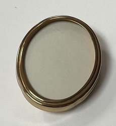 Oval Gold Brooch