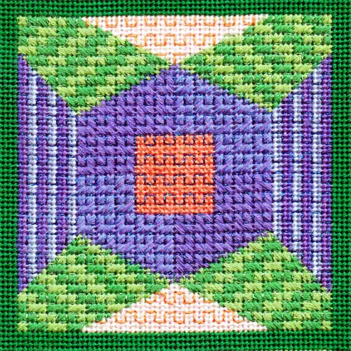 Overalls - Flower Quilt Block #1