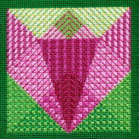 Overalls - Flower Quilt Block #2