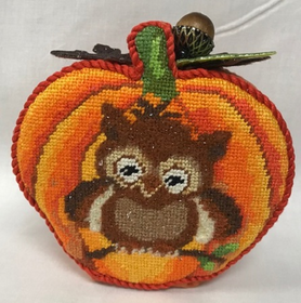 Owl and Pumpkin - Click to enlarge Owl and Pumpkin