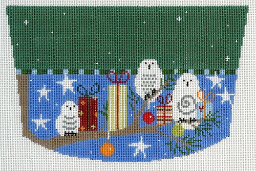 Owl Stocking Cuff