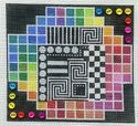Painted Needlepoint Canvases