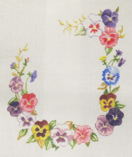 Pansies Frame