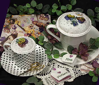Pansy Pincushion