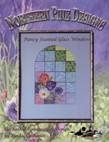 Pansy Stained Glass Window