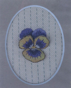 Pansy Stumpwork