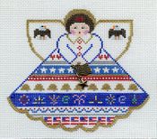 Patriotic Stripe Angel