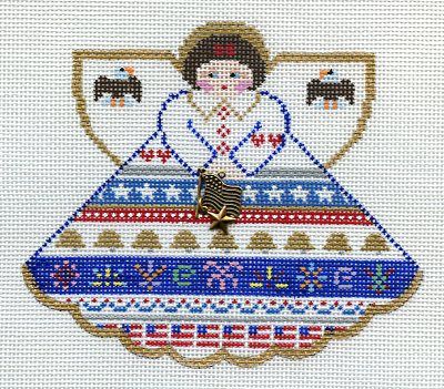 Patriotic Stripe Angel