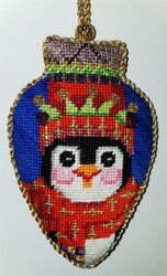 Penguin Lightbulb Ornament