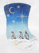 Penguins and Starry Night