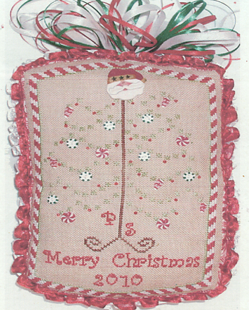 Peppermint Christmas Pillow