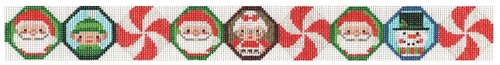 Peppermint Santa Strip
