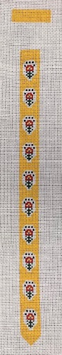 Petit Fleur on Yellow Watch Band
