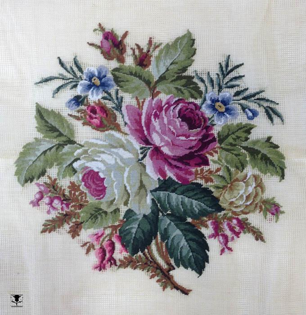 Petit Point Roses Pre-Work