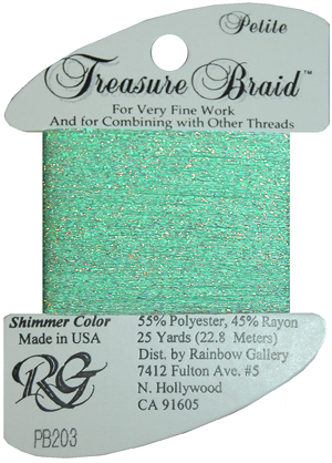 Petite Treasure Braid, Shimmer Colors