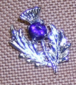 Pewter Thistle Brooches